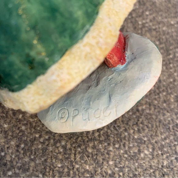 Vintage 1987 Signed Arnart Imports Santa Figurine Pucci - Picture 12 of 14